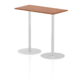 Dynamic Italia 1200 x 600mm Poseur Rectangular Table Walnut Top 1145mm High Leg ITL0239 DD
